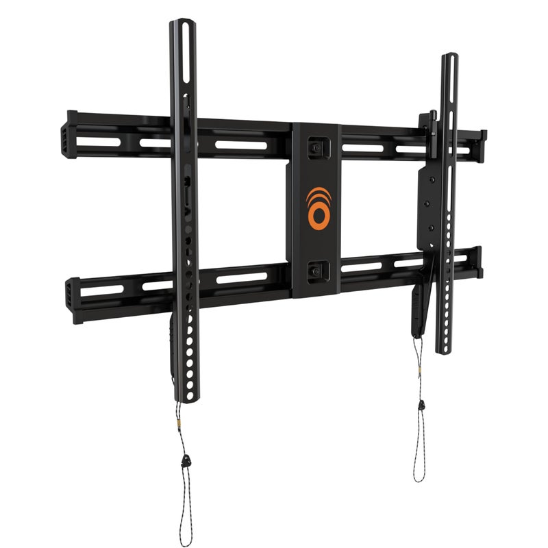 ECHOGEAR Heavy Duty TV Wall Mount Bracket for TVs Up to 90" - Low Profile Design Holds TV Only 2.25" from Wall - Fast Install with Template & Level After Mounting - Pull Strings for Cable Access - Image 1